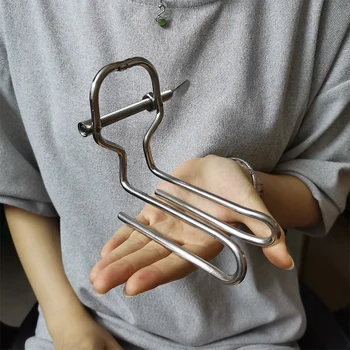 Adjustable Anal Dilator Anus Vagina Expansions Devices Stainless Steel Butt Ass Speculum Extreme Porn Sex Toys For Women Men Gay 2