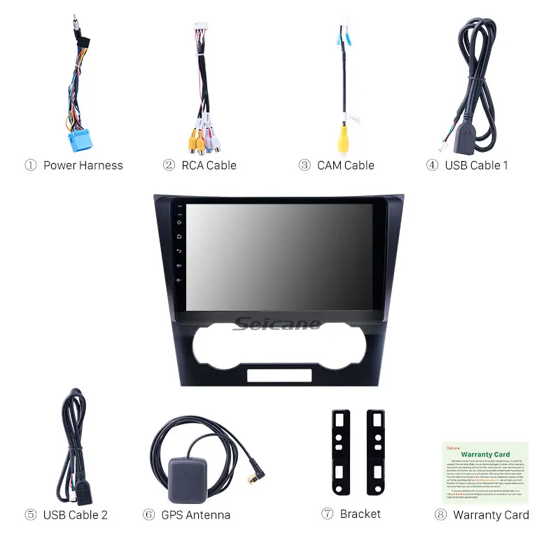  Seicane Android 9.1 Car Radio Stereo Unit Player For Chevy Chevrolet Epica 2007-2011 2012 GPS Navig