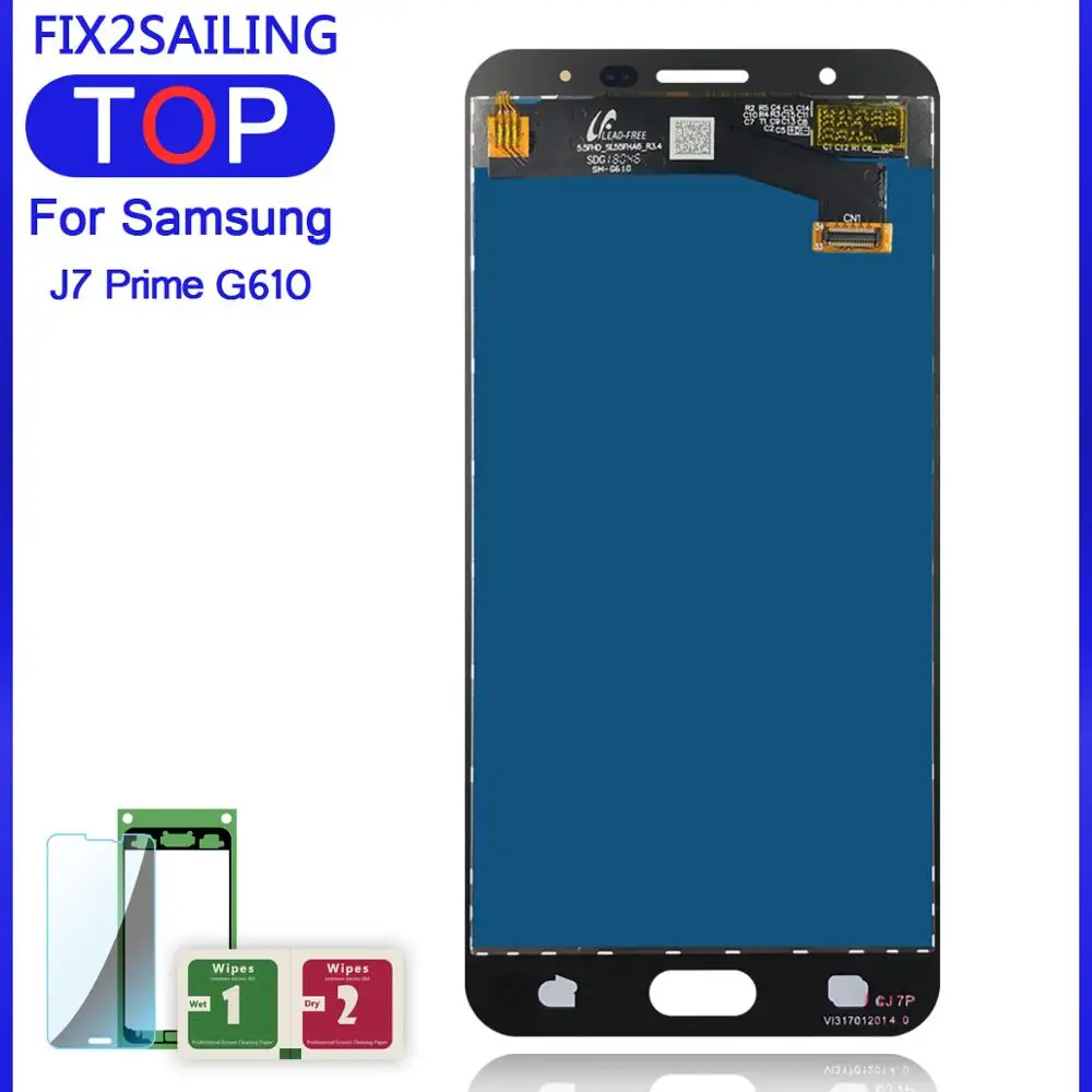 Для Samsung Galaxy J7 Prime AMOLED ЖК дисплей G610F G610K G610L G610S G610Y 100% протестированный рабочий