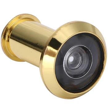 

Adjustable 180 Degree Wide Angle Door Viewer Brass Scope Peephole for Home Security Furniture Hardware