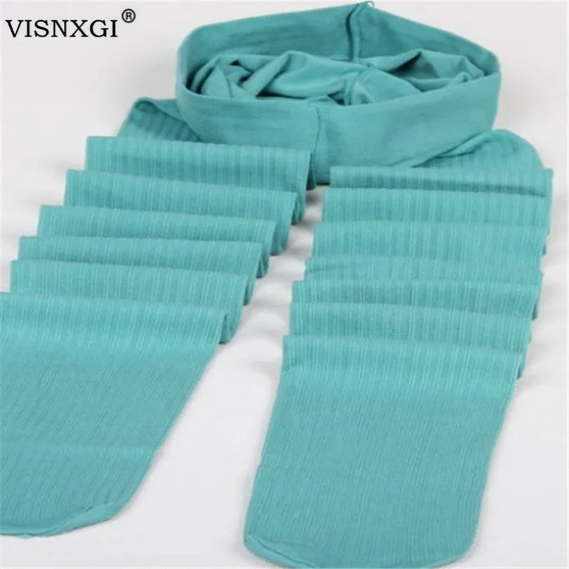 

New Spring Winter Women Tights Stripe Velvet Hosiery Solid Candy Color Collants Femme Standard Stockings Pantyhose For Woman