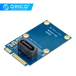 ORICO SATA 7PIN к адаптер mSATA вертикальный тип SSD адаптер Поддержка SATA3 протокол поддержка полноразмерная двусторонняя печатная плата