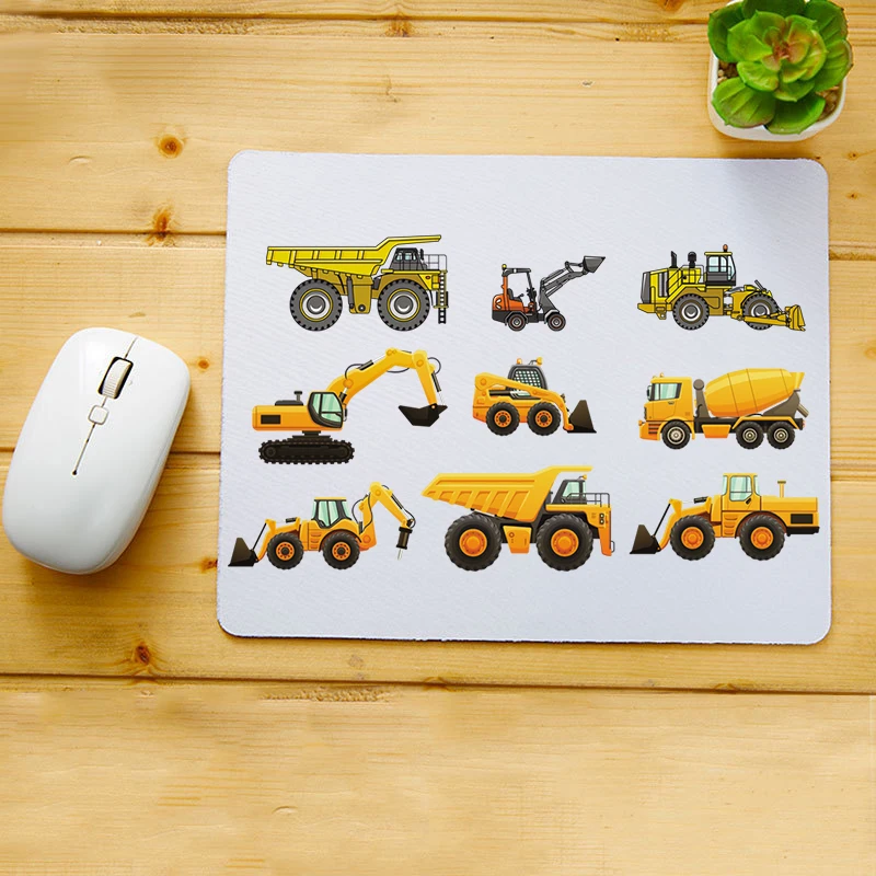 Car Stickers Heat Transfer clothes on Patches Diy Patches For T-shirt Excavator Parch Iron On Eco-friendly Parches