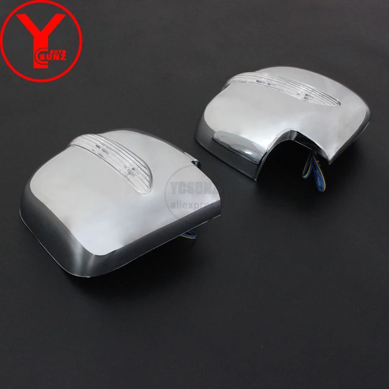Крышка зеркала заднего вида YCSUNZ abs chrome led аксессуары для Противотуманные фары Toyota
