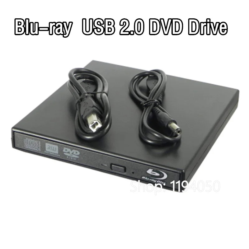 Blu-Ray Usb 2.0 Masterizzatore Esterno/Blu Ray Writer/Esterno Blu Ray 3D Blu-Ray Drive Bd-Rw Pc/Desktop