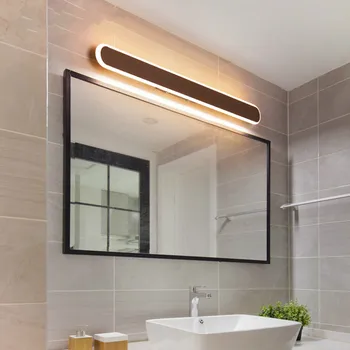 

Modern Led Bathroom Lights Simple Dressing Table Toilet Wash Basin Decorative Lighting Acrylic Anti-fog Mirror Headlights AC E11