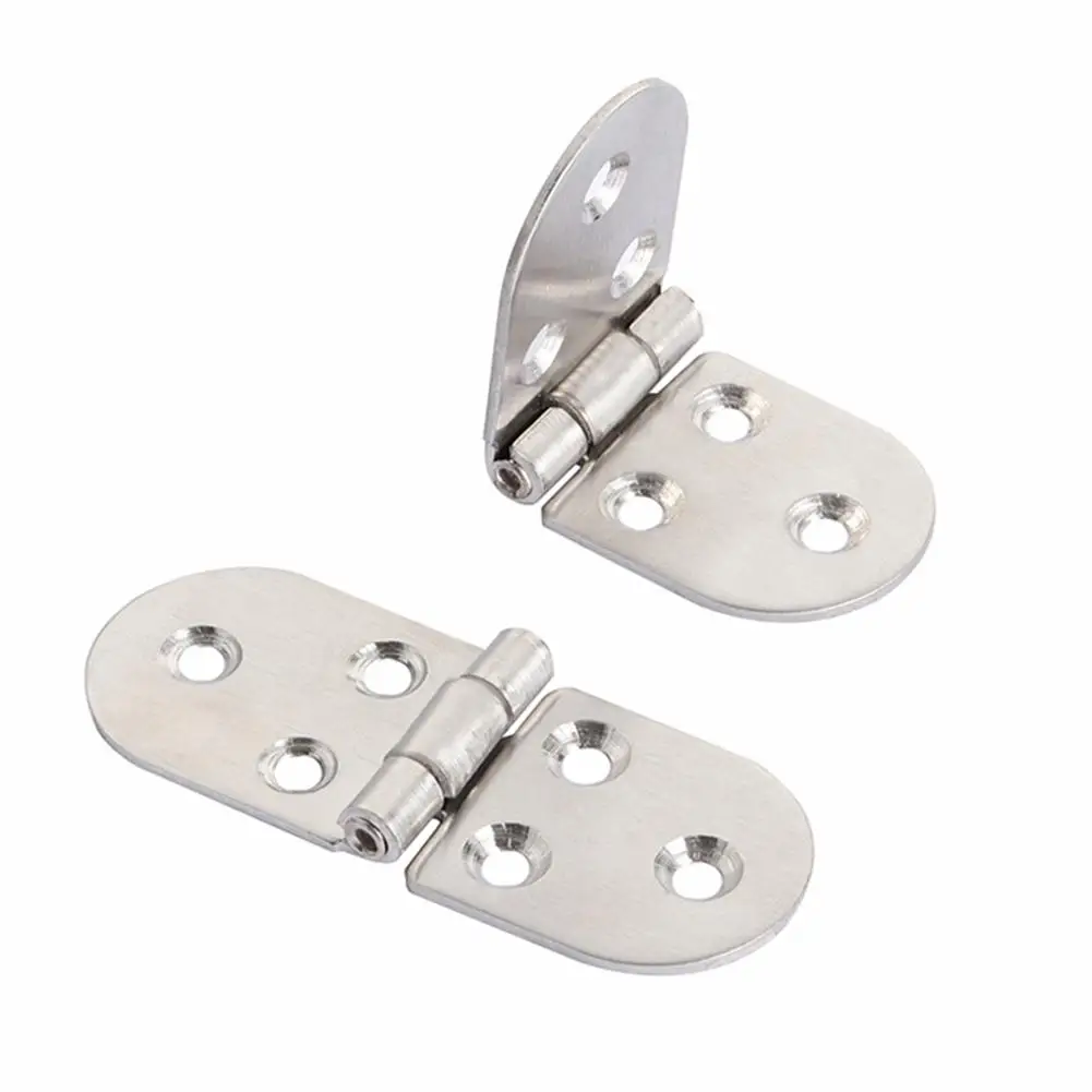 IdealHouse Stainless Steel Cabinet Door Semicircle Hinges Furniture Accessories