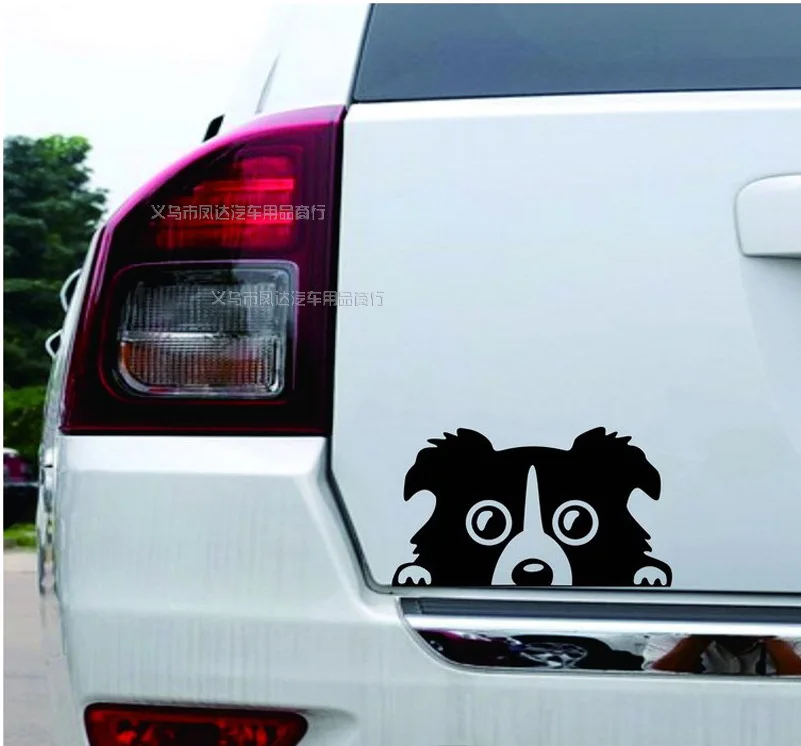 S063 импортные товары Pet Dog Border Collie бампер наклейки Pet Dog Border Collie отражательный бампер наклейки