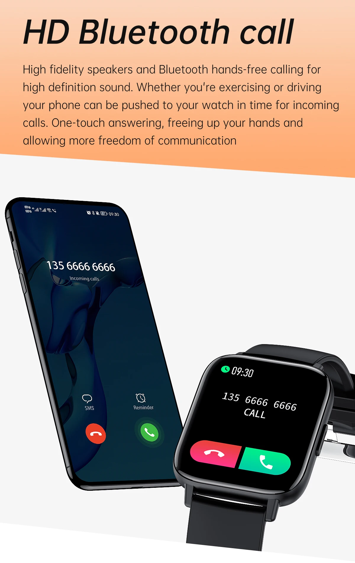 2021 New Smart Watch Men 1.69 inch Screen Bluetooth Answer/Dial Call Custom Dial 24 Hours Heart Rate Tracker Women Smartwatch