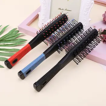 

1pc Professional Double Side Massage Comb Black Plastic Anti-tangle Brushes Wide Teeth Brush Wide Teeth Hairdressing Brush Comb