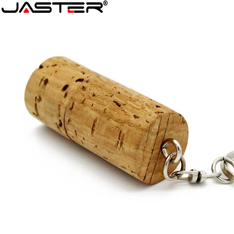 JASTER деревянный пробковый USB флеш накопитель с вилкой в виде деревянной бутылки