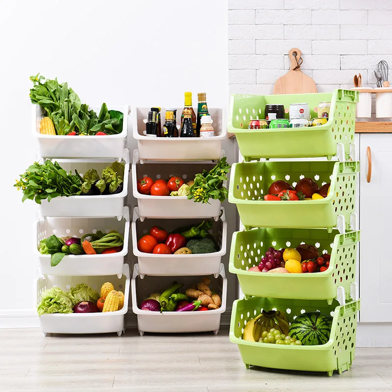 

Sanqing Flower a Generation of Fat Large Size Four Layer-Superimposed And Vegetable Basket Storage Shelf And Vegetable Basket St
