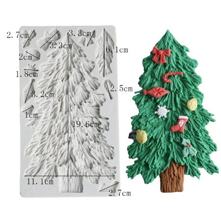 Рождественская елка Санта Клаус силиконовые формы для выпечки тортов с помадной начинкой декоративная форма в виде гитары для мастики сахарный шоколадный формы для выпечки - Цвет: YX0150
