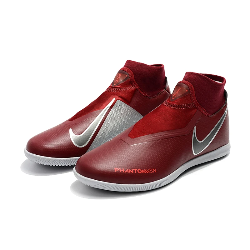 Nike Phantom Vison Academy DF IC; большие размеры 40-44 Футбол бутсы кроссовки Для мужчин Мужская футбольная обувь Zapatillas Deportivas Hombre; большие размеры