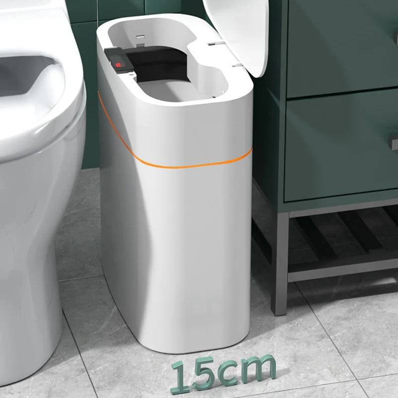 smart sensor lata de lixo casa inteligente lixo bin pode dustbin cozinha carregamento usb sensor de toque balde de lixo