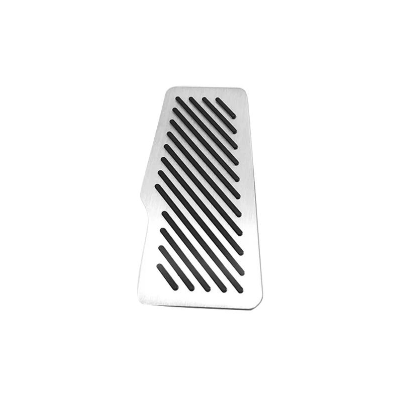 1pcs Silver Алюминиевый Автомобиль Стайлинг акселератора газа педаль тормоза Подножка педаль накладка чехол для TOYOTA RAV4 аксессуары - Название цвета: 1pcs Silver
