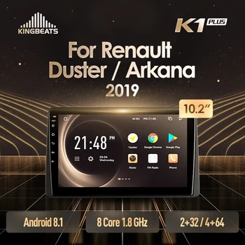 

KingBeats Android 8.1 head unit 4G in Dash Car Radio Multimedia Video Player Navigation GPS For Renault Duster Arkana 2019
