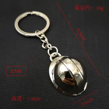

2018 building worker safety helmet keychain novelty keyring fashion key chains key holder men or women jewelry accessories gift