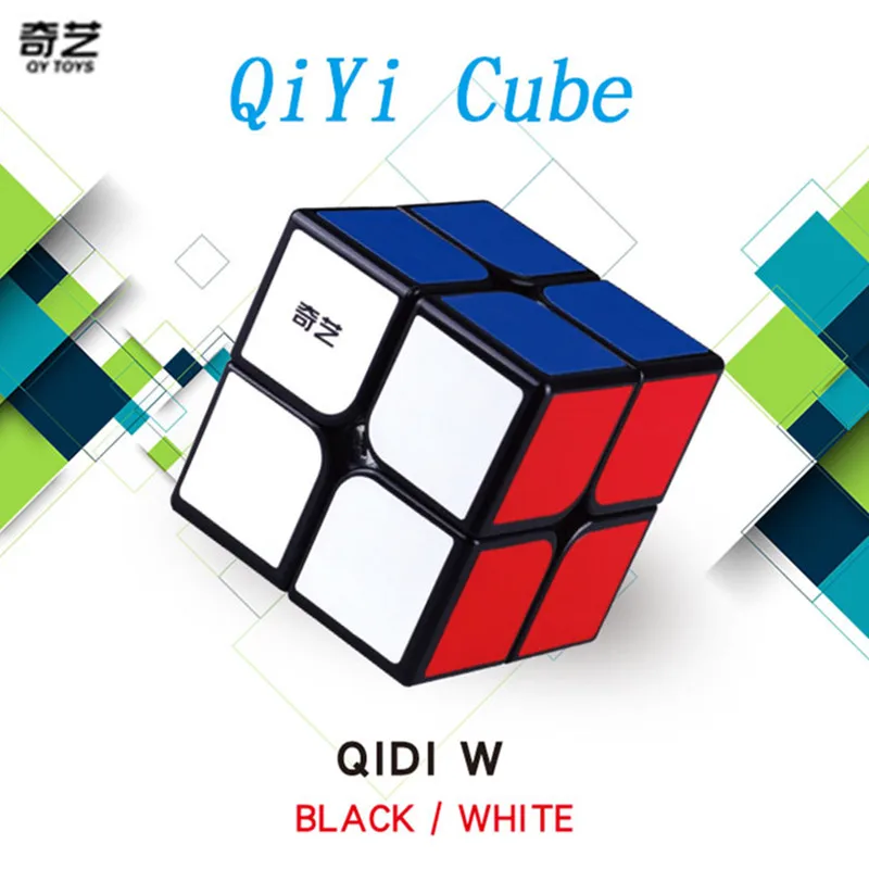 

QIYI Cube 2X2 QiDi W Magic Speed Cube QidiW Pocket Stickerless Professional Puzzle Cube 50mm Educational Toys For Children
