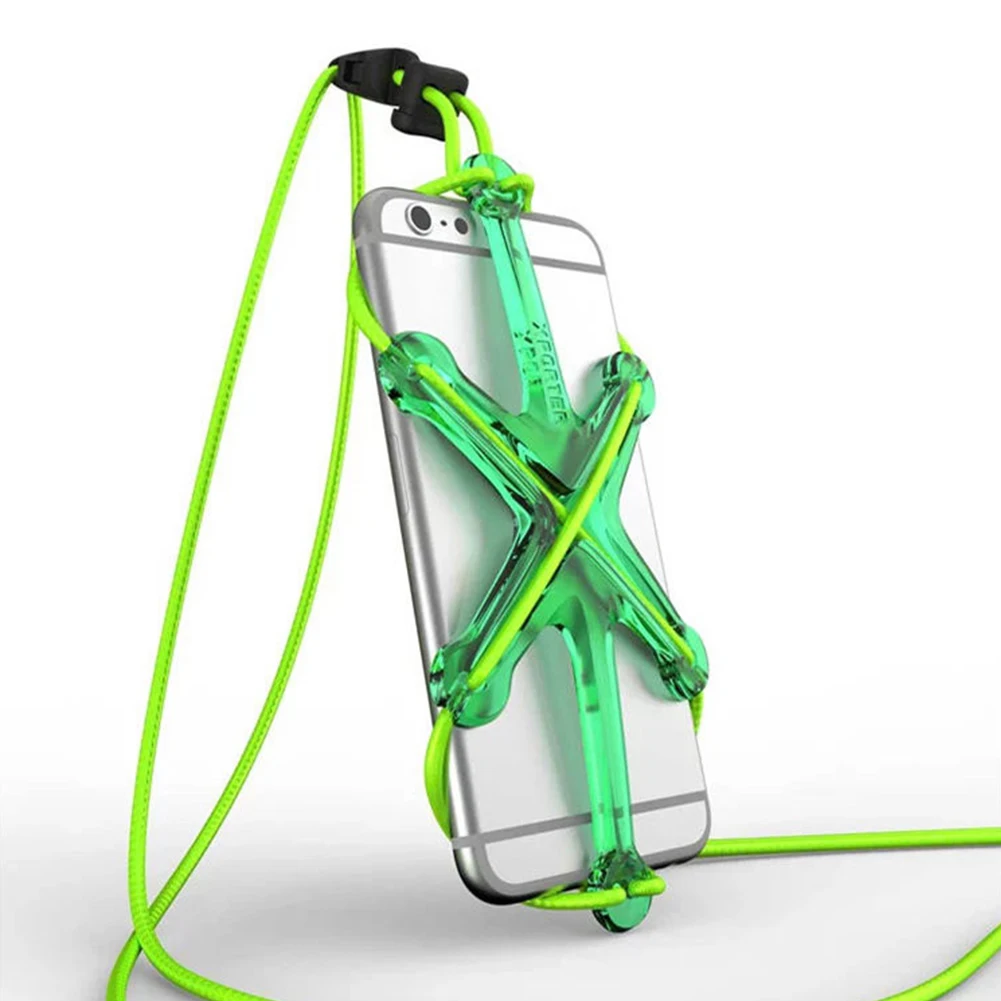 Sports Lanyard Phone Case for iPhone 11 Pro X XR XS Max Universal Anti-lost Crossbody Elastic Strap Rope Back Cover Samsung |