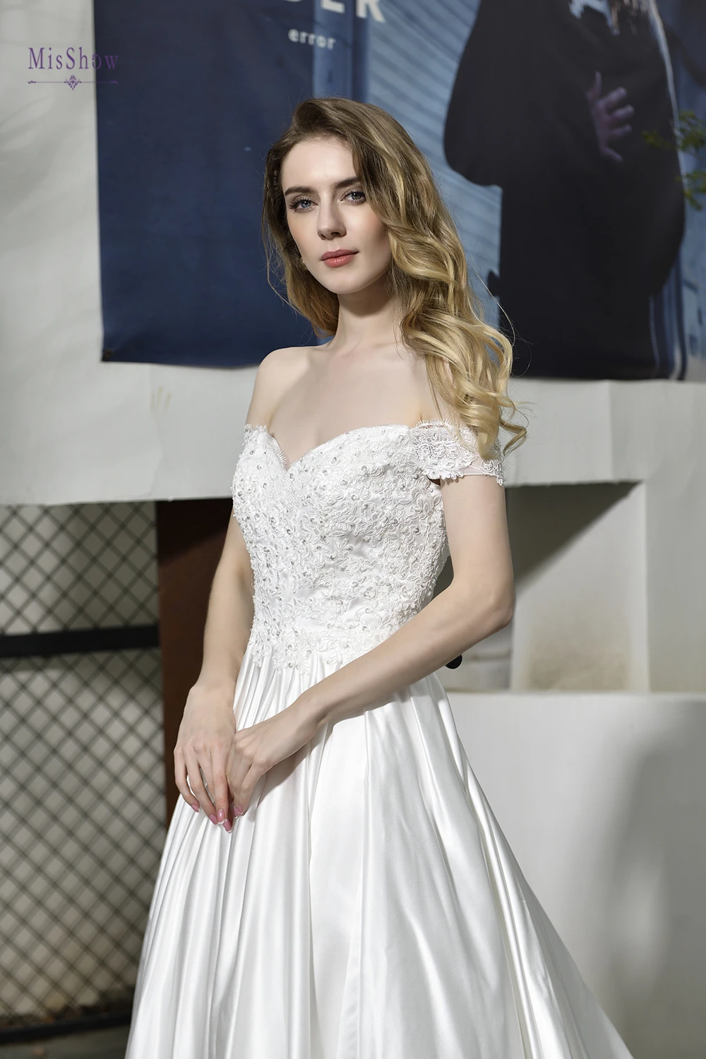 Vestidos De Novia Длинные свадебные платья без рукавов Свадебные платья трапециевидные кружевные атласные халаты-быстрая в Mariage