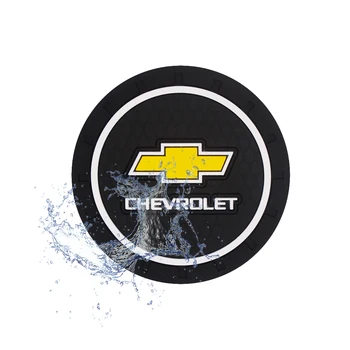 

2PCS Car Coaster Anti-Slip Mat Resin Mat Bottle With Built-In Car For Chevrolet Cruze Captiva Lacetti spark Aveo Orlando Epica
