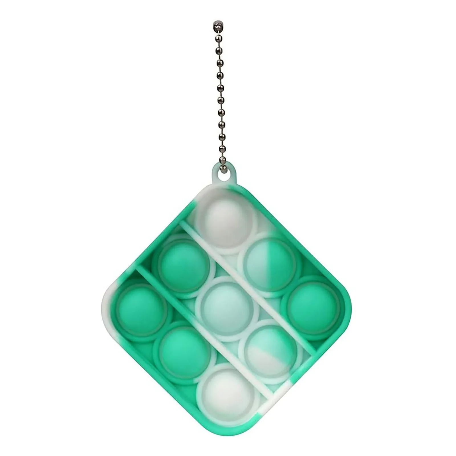 Mini Pops Simple Dimple Keychain Its Push Bubble Anxiety Sensory Fidget Toy Anti Stress Relief For Autism Adults Key Chain Toys nedo stress ball Squeeze Toys