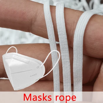 

Fadesen Mouth Mask Elastic Band Mask Rope Rubber Band String Mask Ear Cord DIY Protective Clothing Sewing Craft Accessories