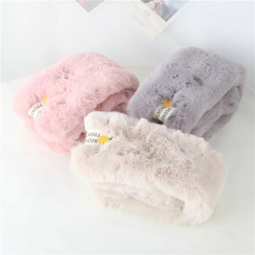 Модный детский однотонный утепленный теплый шарф-ветровка bufandas invierno mujer echarpe hiver femme, зимний шарф, новинка* 1