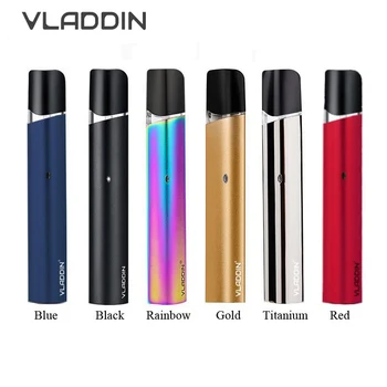 

Clearance ! VLADDIN RE Full Kit Vape 1.5ml pod Cartridge E Cigarettes 12W 350mah Vape Pen With Leather Case VS JUSTFOG MINIFIT