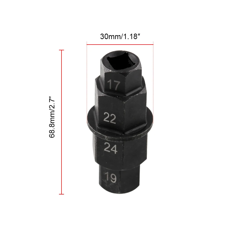 17 19 22 24 мм передняя ось колеса мотоцикла шестигранный шпиндель инструмент для удаления водителя аксессуары для мотоциклов шпиндель водительский Инструмент Горячий