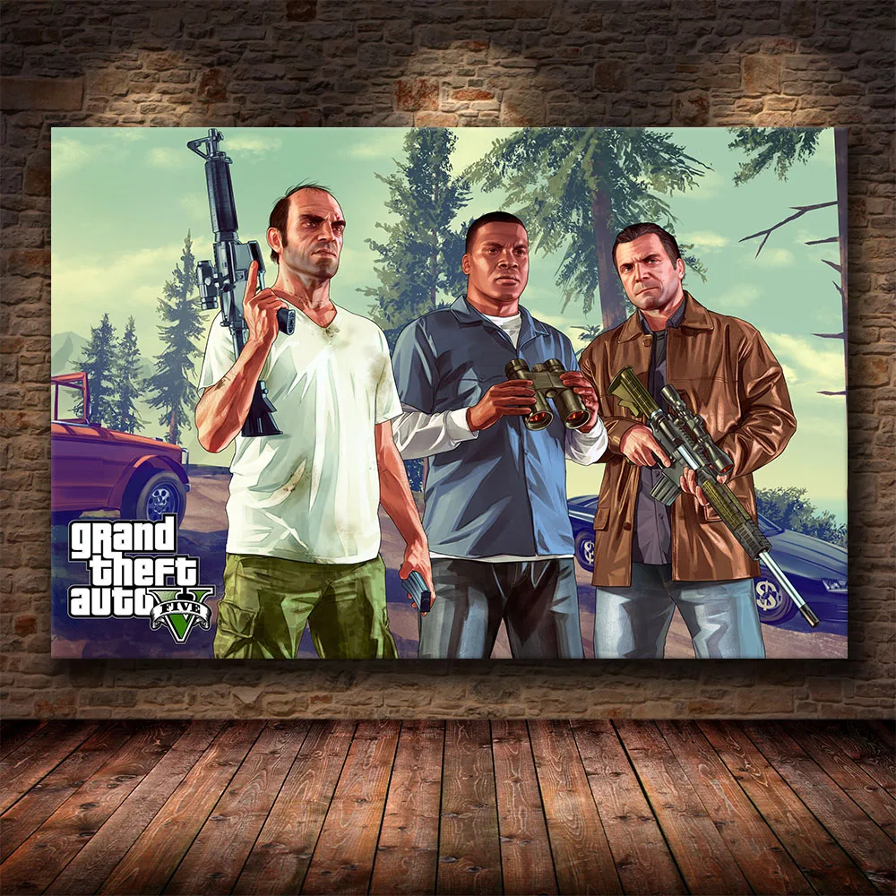 GTA V Poster - Lester - Grand Theft Auto Full Colour Vector Poster  Collection