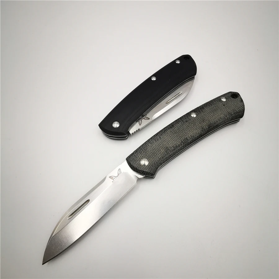 BENYS BM319/318 складной нож Микарта/G10 ручка s30v лезвие Кемпинг Охота Открытый Карманный фруктовый EDC Инструмент Универсальный складной нож - Цвет: Micarta