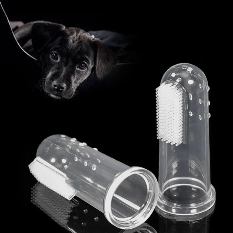 Soft Dog Toothbrush Pet Finger Brush Puppy Teddy Environmental Protection Silicone Teeth Cleaning Dental Care Tartar Supply |