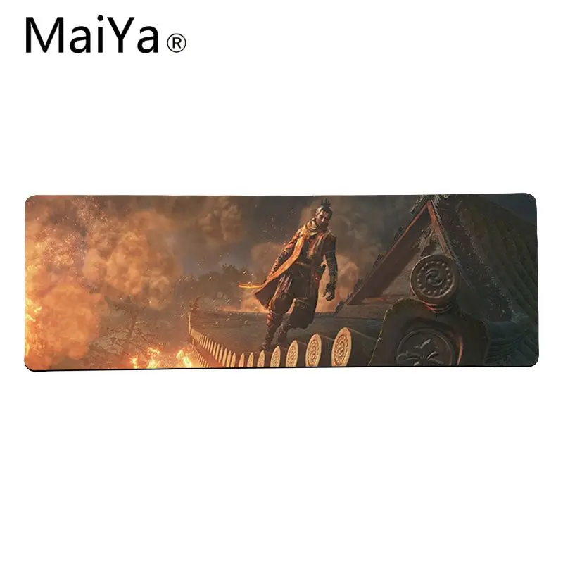 Lock Edge 30x80cm Maiya высокого качества SEKIRO Shadows Die Twice большой коврик для Мыши Компьютерный коврик для ПК большой коврик для мыши клавиатуры коврик - Цвет: Lock Edge 30x80cm