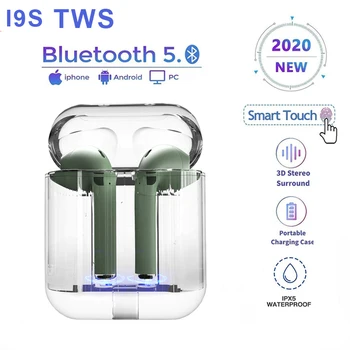 

Air i9s I12 TWS Earbuds Wireless Earphone Cute Earphones Bluetooth 1:1 Original PK I100 I200 I500 I900 I9000 Suit IOS Android