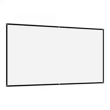 

100-Inch Elastic Simple Home Movie Projection Screen Wall Mounted Projector Screen projection screen high projection brightness