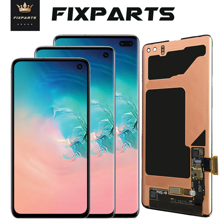 100% протестированный AMOLED экран для Samsung Galaxy S10 2019 ЖК дисплей G9750 сенсорный