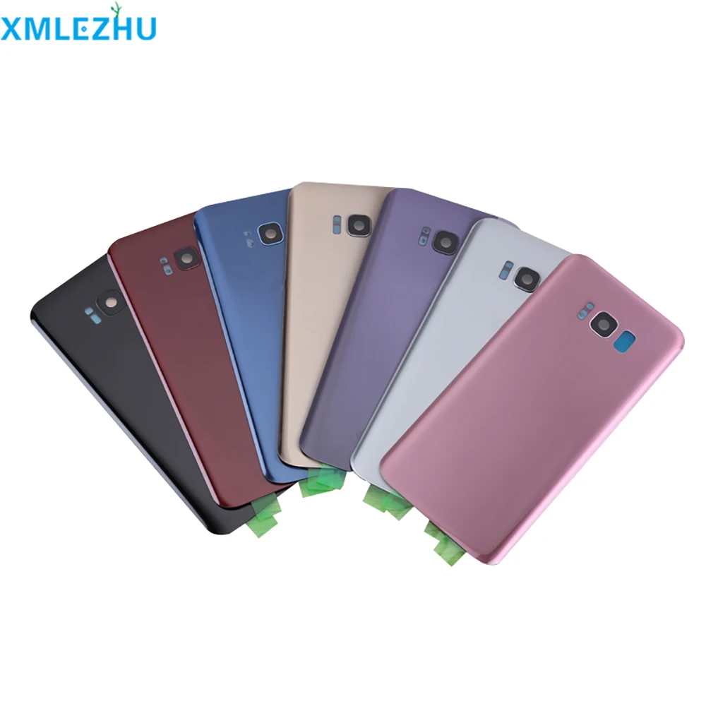 10 шт. чехол на заднюю батарейку для samsung Galaxy S8 G950 + S8Plus G955 Задняя стеклянная крышка