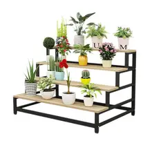 Etagere Pour Plante Estanteria Rak Bunga деревянные полки для Estante Para Plantas Dekoration стойки балкон Цветочная полка для растений