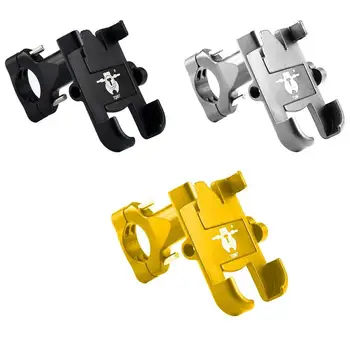 

Motorcycle Phone Holder Aluminum Alloy Bicycle Navigation Bracket Electric Vehicle Mobile Phone Holder 1 Set
