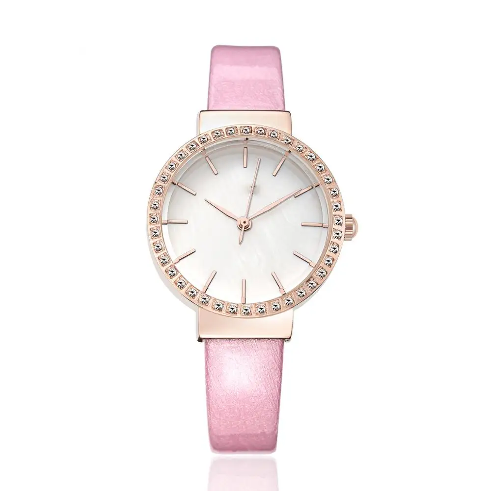 

Fashion brand women watches leather strap casual lady wristwatches