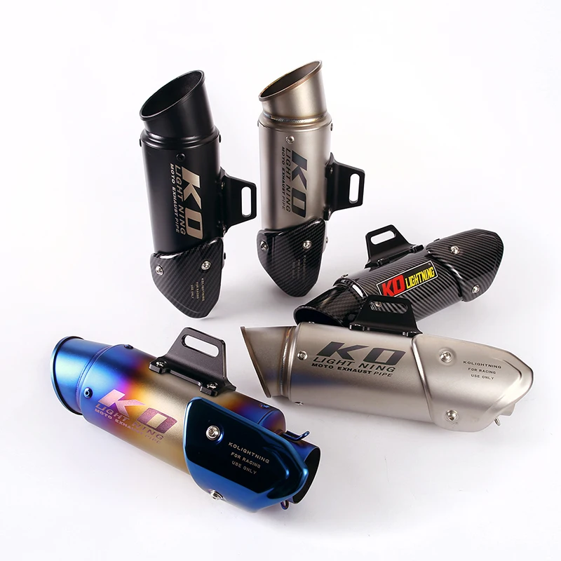 

Universal 51mm 60.5mm Exhaust Pipe Motorcycle Muffler Tip Modified Tail Pipe Removable DB Killer Slip On Dirt Bike ATV
