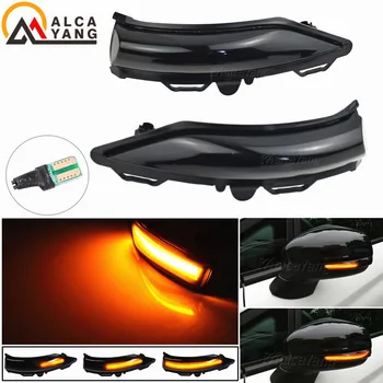 

2pcs LED Side Wing Rearview Mirror Dynamic Indicator Flowing Turn Signal Blinker Repeater Light for Ford for Fiesta MK8 19+ Mk7