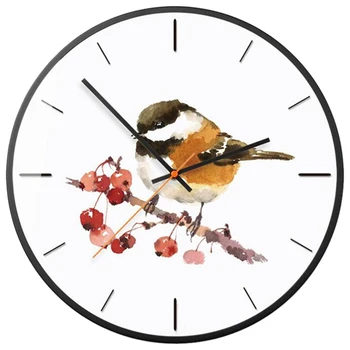 

Wall Clock Silent Movement Wall Clock Modern Design Digital Wall Watch Circular Clocks for Living Room