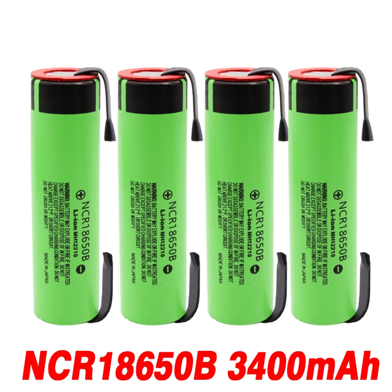 NCR18650B 3,7 v 3400mah 18650 литиевая аккумуляторная батарея для Panasonic фонарик батареи