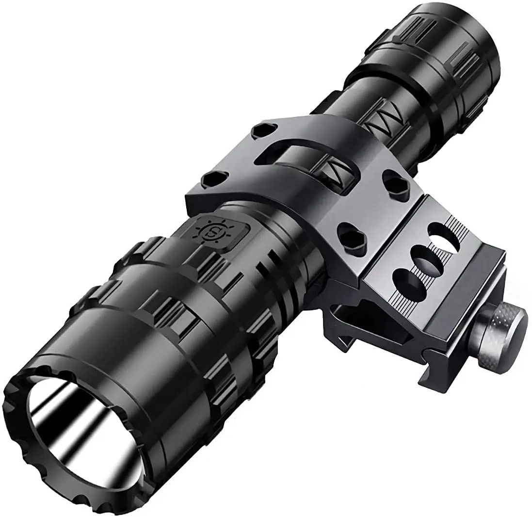 Weapon Flashlight Mount 25.4mm/30mm Quick Release Offset Holder Scope for 20mm Picatinnly Rail Hunting Gun Accessories