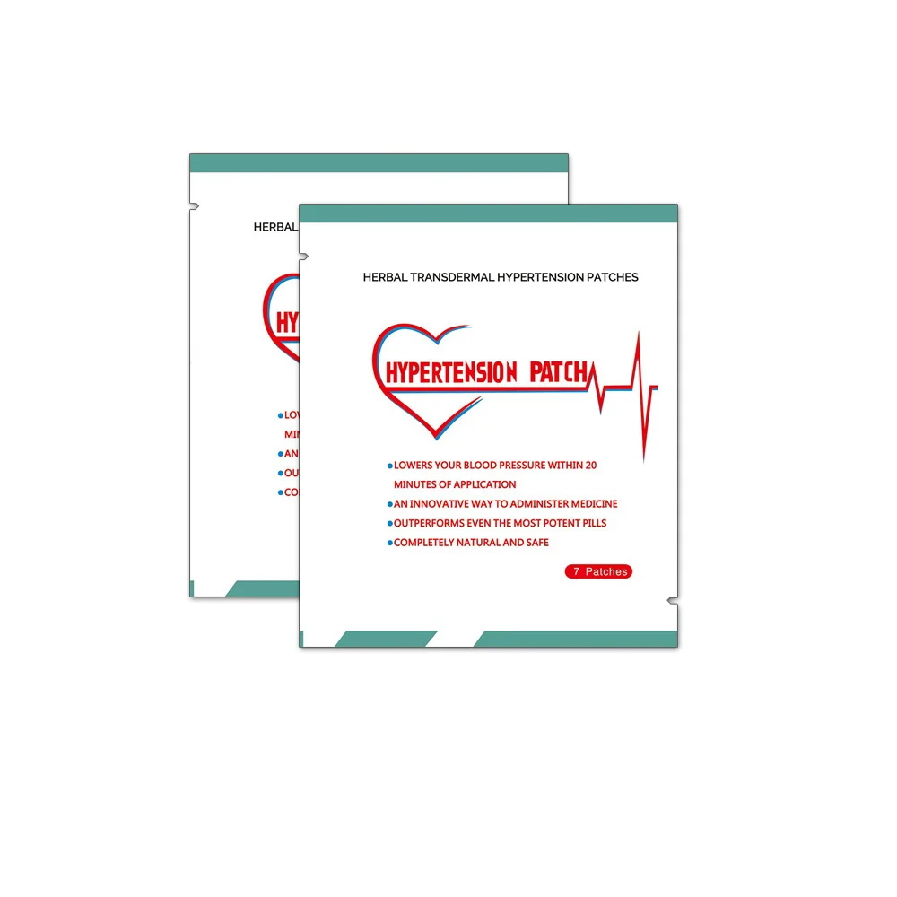 

2box=4bags（28pcs）Hypertension Patch Chinese Herbal Medical Plaster Reduce Control High Blood Pressure For Blood Vessel Plaster