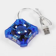 1 шт. 4 порта usb-хаб шикарный мини высокоскоростной для ноутбука ноутбук ПК новейший