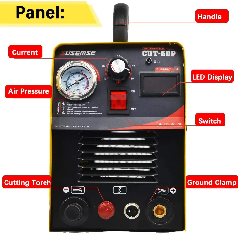Air Plasma Cutter CUT50P Pliot Arc CNC Welding Machine DC Inverter Welding Equipment 110/220v 5